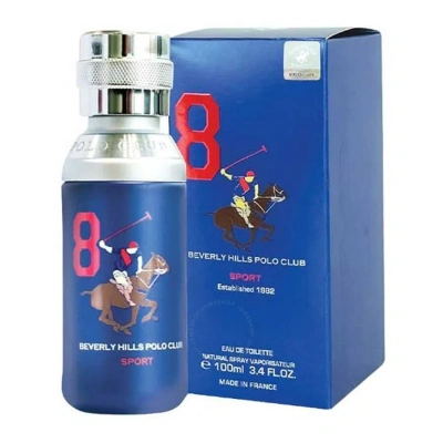 Beverly Hills Polo Club Men's No 8 Edt 3.4 oz Fragrances 8718719850060 In N/a