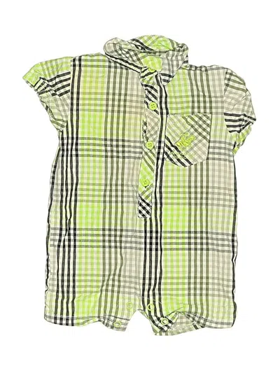 Pre-owned Beverly Hills Polo Club Babies' Short Sleeve Outfit In Green