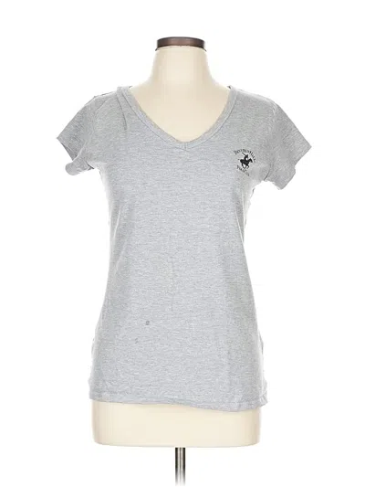 Pre-owned Beverly Hills Polo Club Short Sleeve T-shirt In Gray