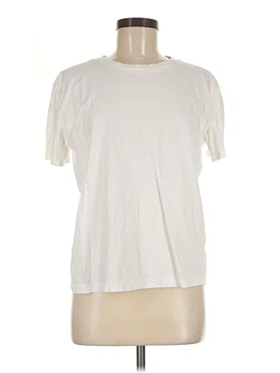 Pre-owned Beverly Hills Polo Club Short Sleeve T-shirt In Ivory
