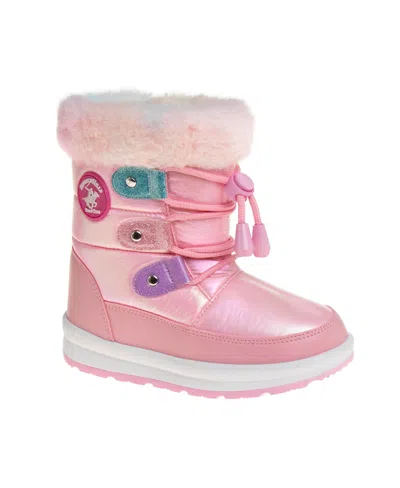 Beverly Hills Polo Club Babies' Toddler Girls Snow Boots In Multi
