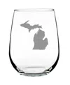 Bevvee Michigan State Map In Clear
