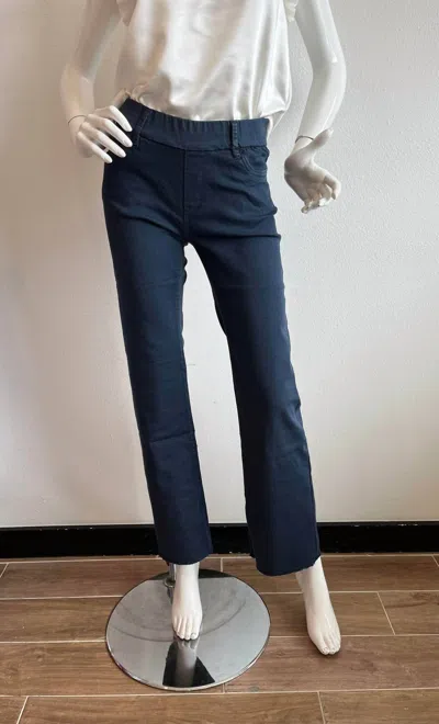 Bevy-flog Amanda Pant In Navy In Blue