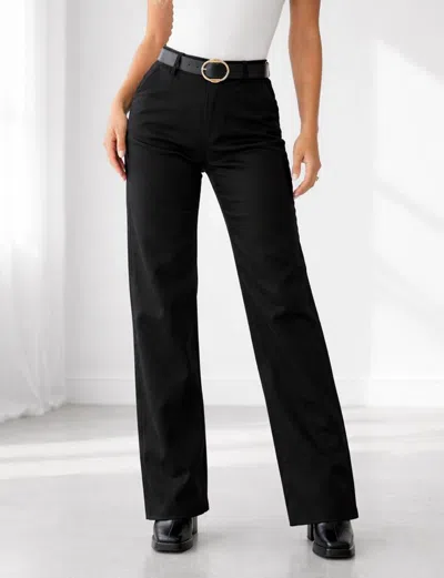 Bevy-flog Amanda Pants In Black