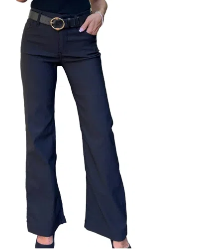 Bevy-flog Amy Pants In Navy Stripe In Blue