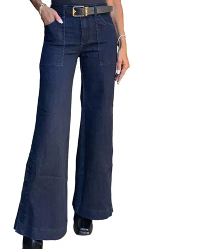 Bevy-flog Billy Denim Pants In Dark Indigo In Blue