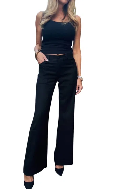 Bevy-flog Christi Flare Pants In Black