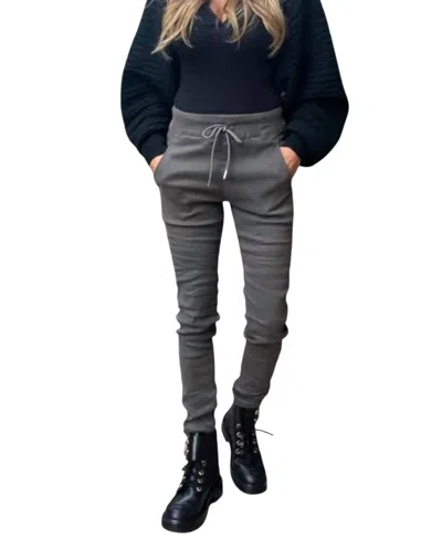 Bevy-flog Shely Vegan Pant With Crystal Tie In Green