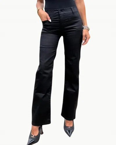 Bevy-flog Tami Trouser Pants In Black In Blue