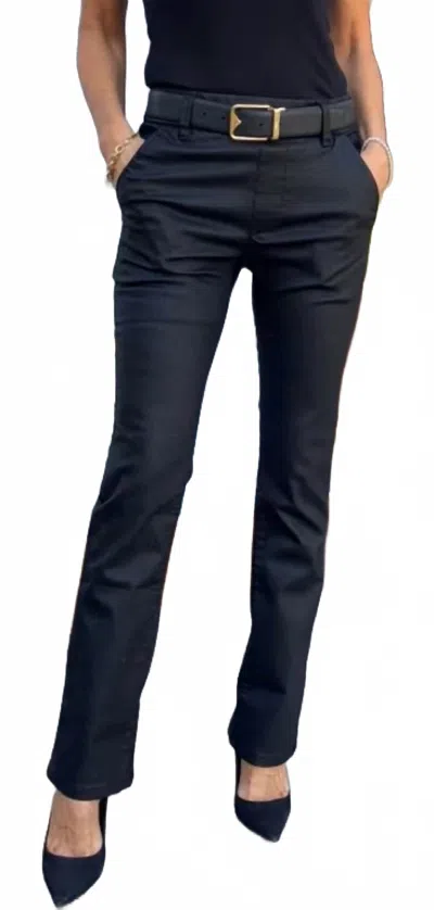 Bevy-flog Nansi Flare Pants In Black Stripe