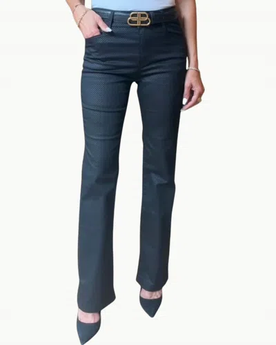 Bevy-flog Novel Flared Leg Pant In Black Link In Multi