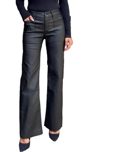Bevy-flog Romi Vegan Pants In Black In Grey
