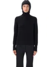 Shop Bevza Balaklava Sweater In Black
