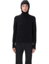 Bevza Balaklava Sweater In Black