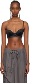 Bevza Black Seashell Bra In Black