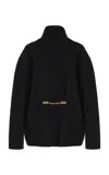 Bevza Brooch-detailed Cashmere-wool Sweater In Black