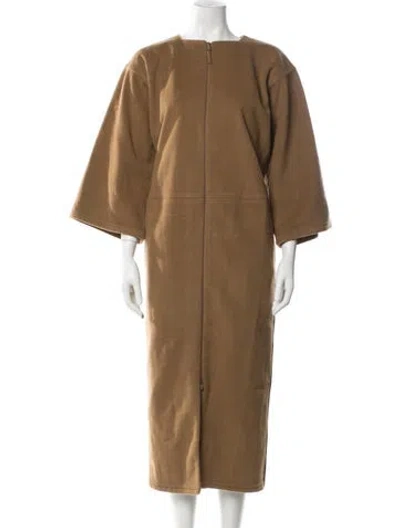 Pre-owned Bevza Coat In Brown
