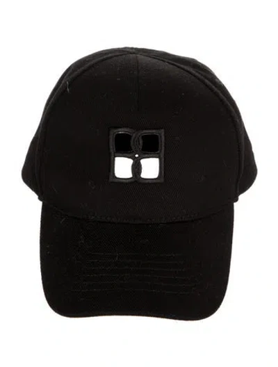 Pre-owned Bevza Cotton Embroidered Logo Baseball Cap In Black