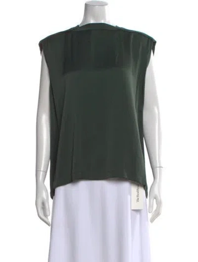 Pre-owned Bevza Crew Neck Sleeveless Top In Green