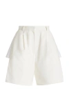 BEVZA HIGH-RISE PLEATED SHORTS