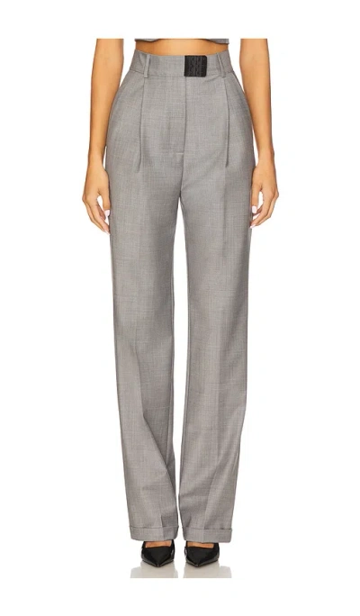 Bevza High-waisted Trousers In Gray
