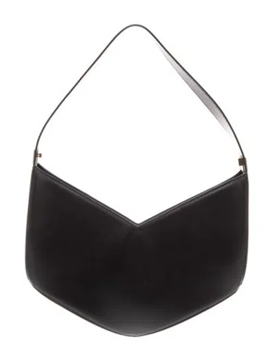 Pre-owned Bevza Leather Shoulder Bag In Black