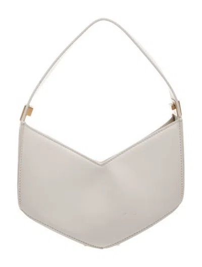 Pre-owned Bevza Leather Shoulder Bag In White