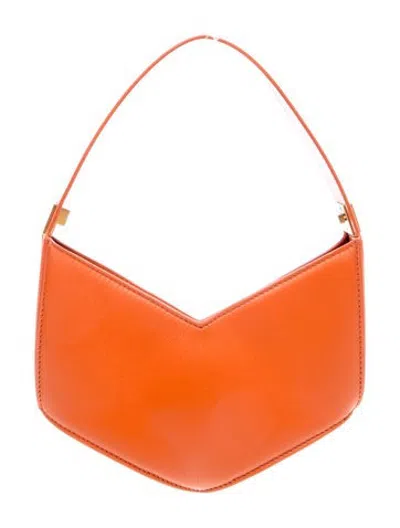 Pre-owned Bevza Leather Top Handle Bag In Orange