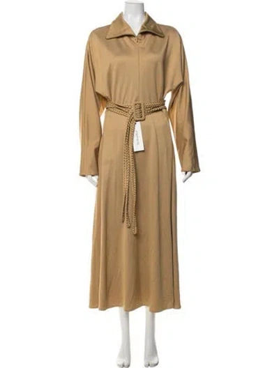 Pre-owned Bevza Long Dress In Neutrals