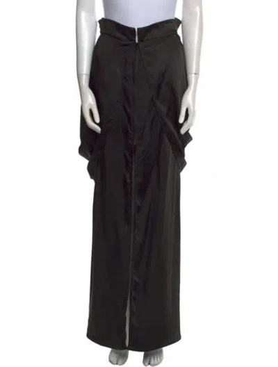 Pre-owned Bevza Long Skirt In Black