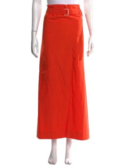 Pre-owned Bevza Long Skirt In Orange