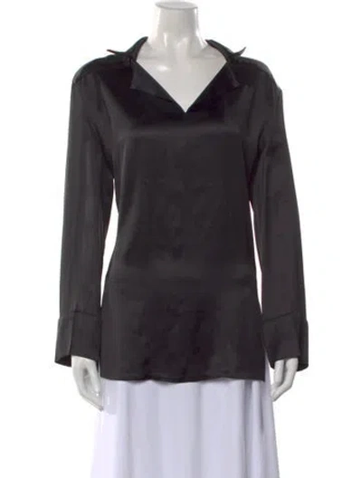 Pre-owned Bevza Long Sleeve Top W/ Tags In Black