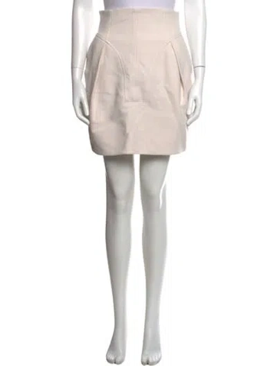 Pre-owned Bevza Mini Skirt In Neutrals
