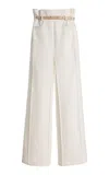 Bevza Rigid High-rise Square Jeans In White