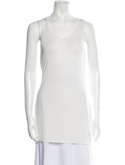 Pre-owned Bevza Scoop Neck Mini Dress In Neutral