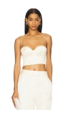 Bevza Seashell Top In Vanilla