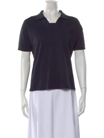 Pre-owned Bevza Short Sleeve Polo In Blue