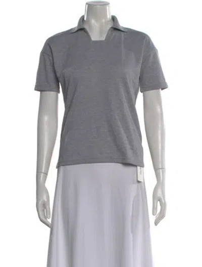 Pre-owned Bevza Short Sleeve Polo In Gray