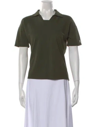 Pre-owned Bevza Short Sleeve Polo In Green