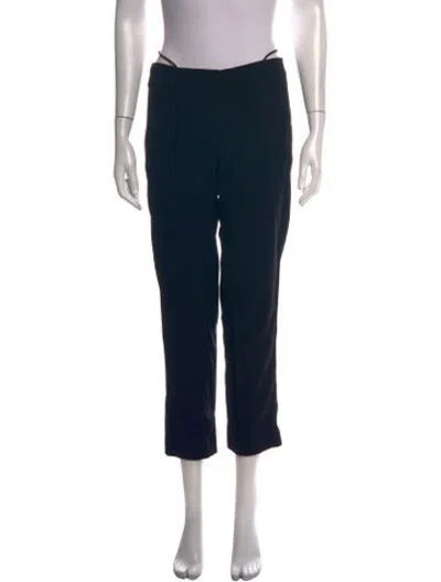 Pre-owned Bevza Straight Leg Pants In Black