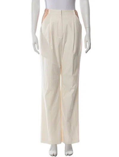 Pre-owned Bevza Straight Leg Pants In Neutrals
