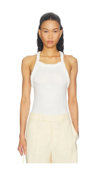 Bevza Tisto Bodysuit In White
