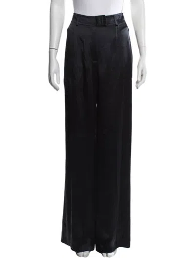 Pre-owned Bevza Wide Leg Pants In Black