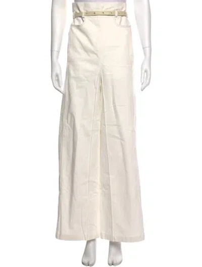 Pre-owned Bevza Wide Leg Pants In Neutral