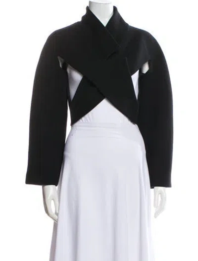 Pre-owned Bevza Wool Bolero In Black