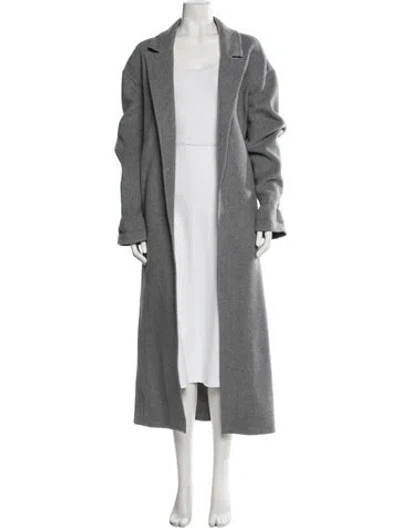 Pre-owned Bevza Wool Coat In Gray