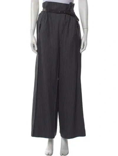 Pre-owned Bevza Wool Wide Leg Pants W/ Tags In Gray