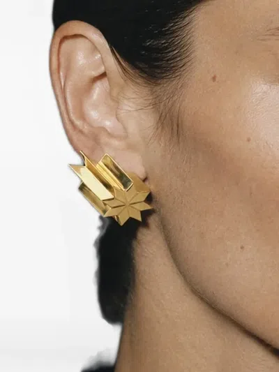 Bevza Zirky Earrings In Gold