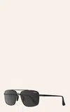 Bex Accel Matte Black Sunglasses In Black