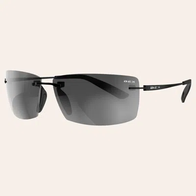 Bex Fynnland Xl Otg Black & Silver Polarized Sunglasses